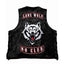Men’s Lone Wolf Biker Leather Vest