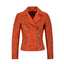 Mila Kunis Orange Leather Jacket