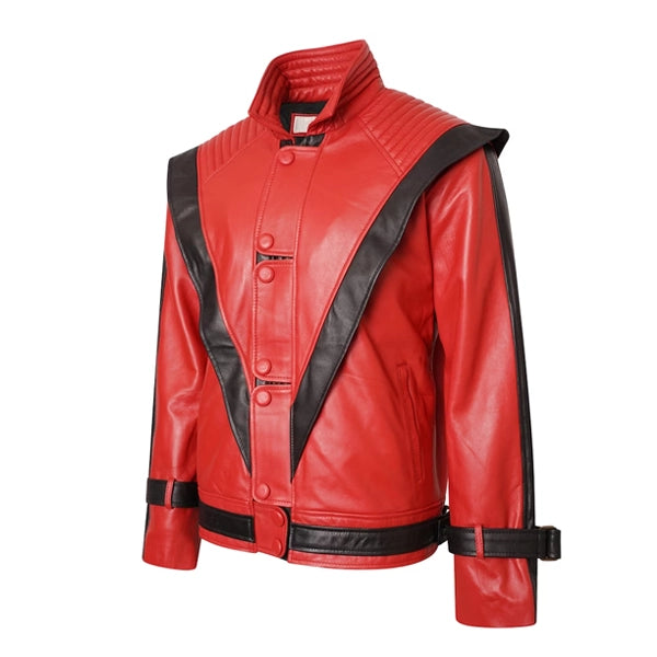 Mj thriller red And black jacket