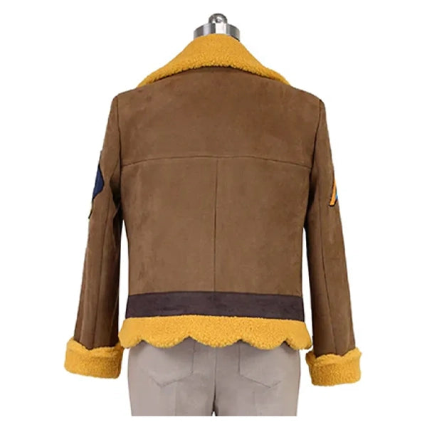 Professor Friede Pokemon Horizons Brown Cotton Jacket