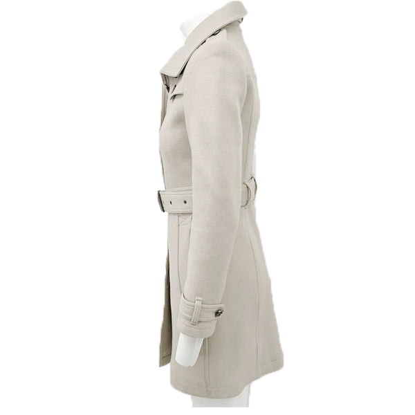 Scandal Season 4 Kerry Washington Beige Wool Coat