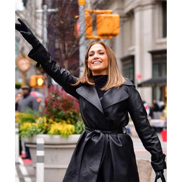 Second Act Jennifer Lopez Leather Coat
