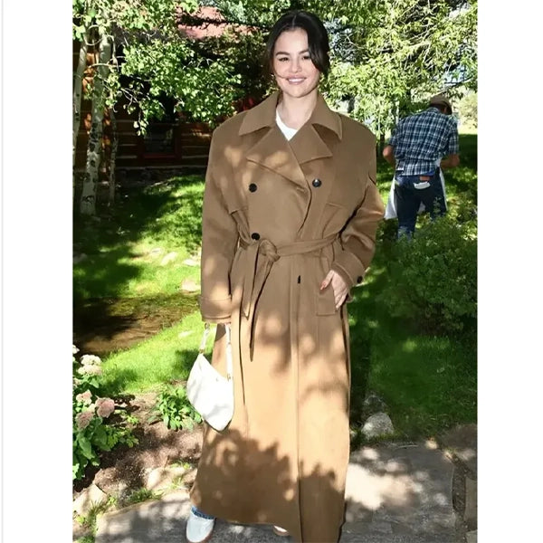 Selena Gomez wool Coat