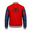 Spiderman Red And Blue Letterman Jacket