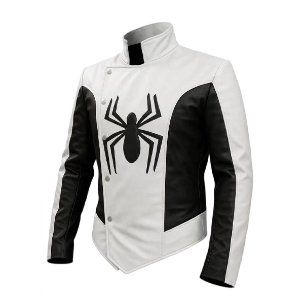 Spiderman White And Black Jacket