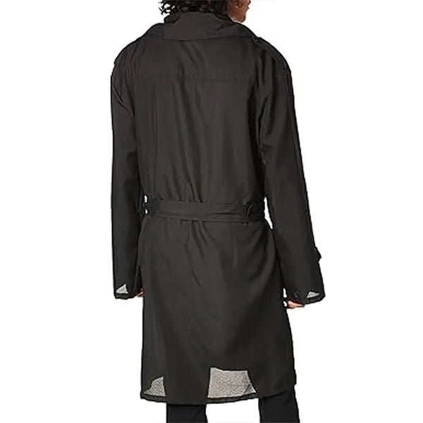 Spy Secret Agent Black Trench Coat