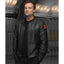 Stargate Atlantis David Hewlett Black Leather Jacket
