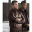 The Flash Stephen Amell Burgundy Jacket