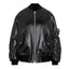 The Kardashians Black Bomber Leather Jacket
