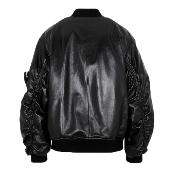 The Kardashians Black Leather Jacket
