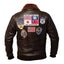 Top Gun Tom Cruise Brown Jacket