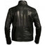 Venom black leather jacket