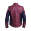  amazing spiderman red leather jacket