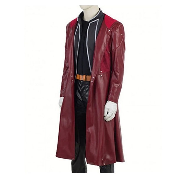 edward elric red leather coat