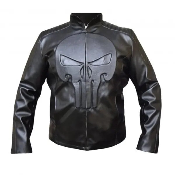 punisher frank castle leather jacket