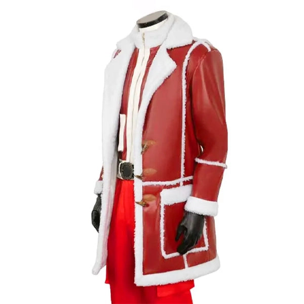 red one santa claus coat