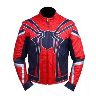 Spiderman Avengers Infinity War Leather Jacket