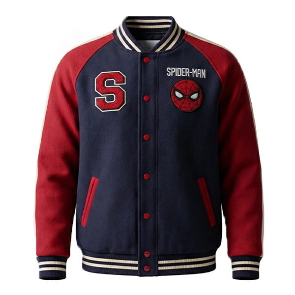 Spiderman varsity jacket