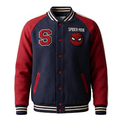 Spiderman varsity jacket